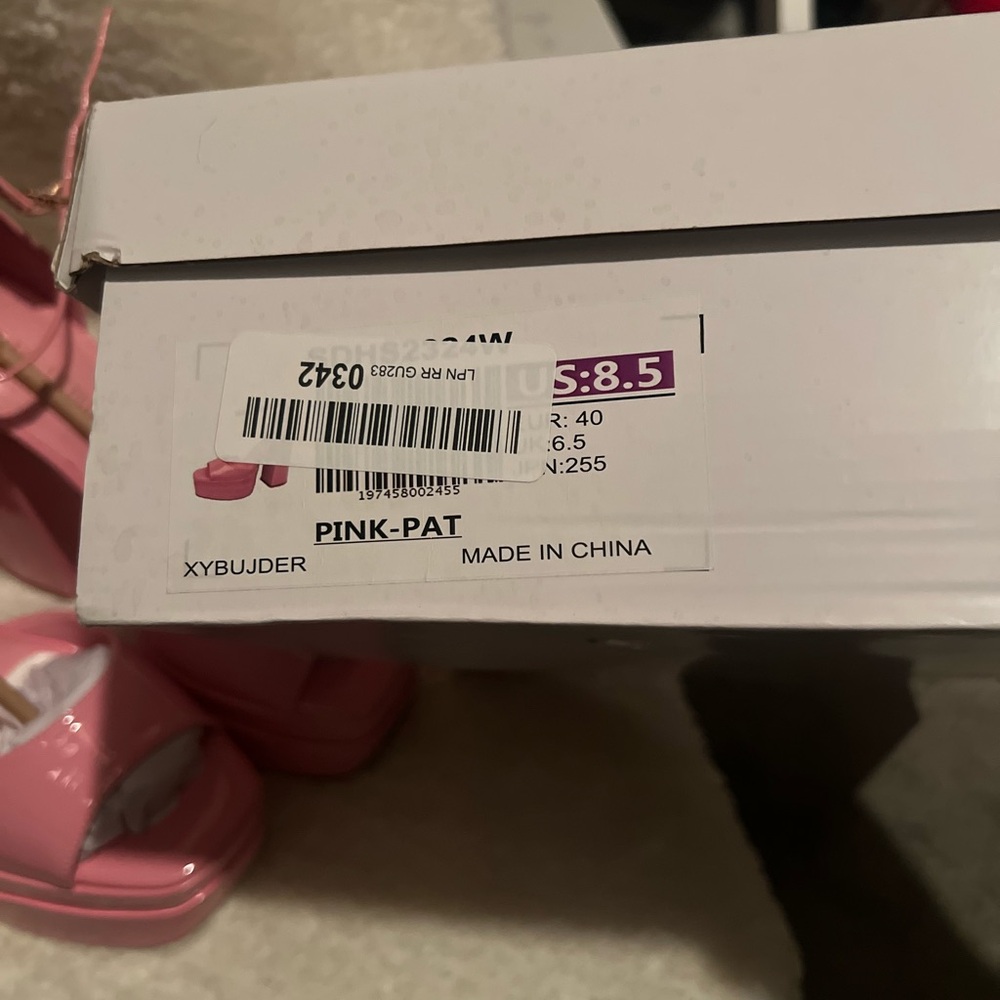 Dream Pairs Blush Pink Block Heels - Picture 2 of 12